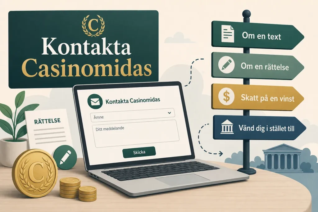 Kontakta Casinomidas